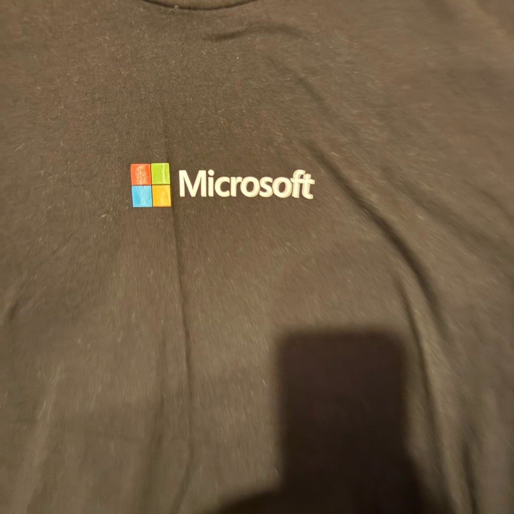 Microsoft Men’s Black T-Shirt